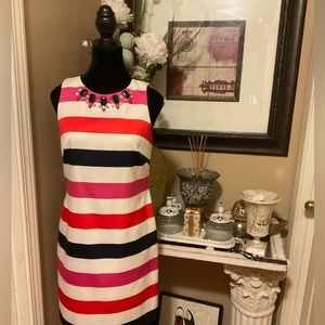 NWOT Vince Camuto Striped shift dress Womens Size 4